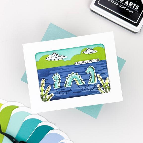 Hero Arts - Don't Stop Believing Collection - Stamp & Cut - Unbelievably Awesome-ScrapbookPal