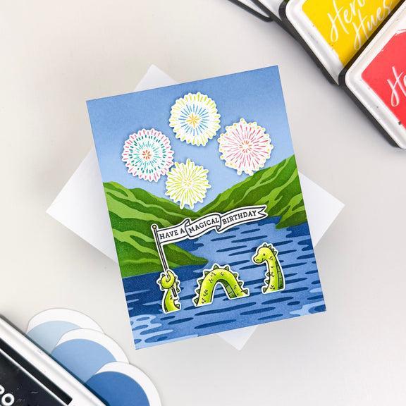 Hero Arts - Don't Stop Believing Collection - Stamp & Cut - Unbelievably Awesome-ScrapbookPal