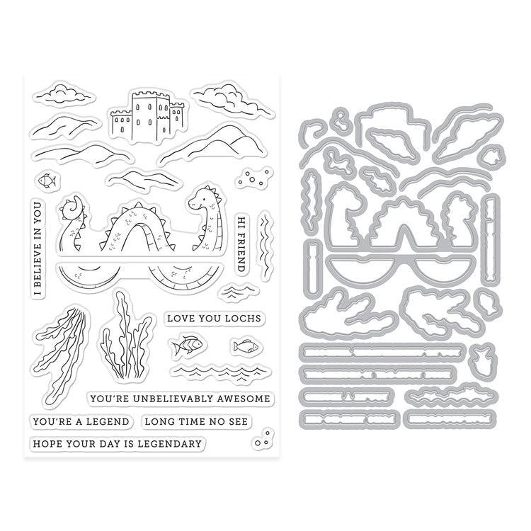 Hero Arts - Don't Stop Believing Collection - Stamp & Cut - Unbelievably Awesome - Scratch & Dent-ScrapbookPal