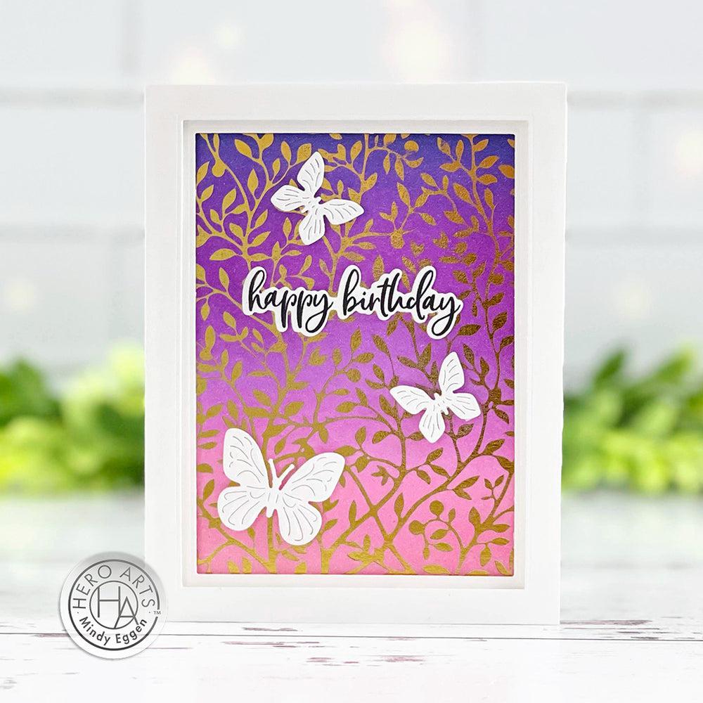 Hero Arts - Fancy Dies - Butterfly Foliage-ScrapbookPal