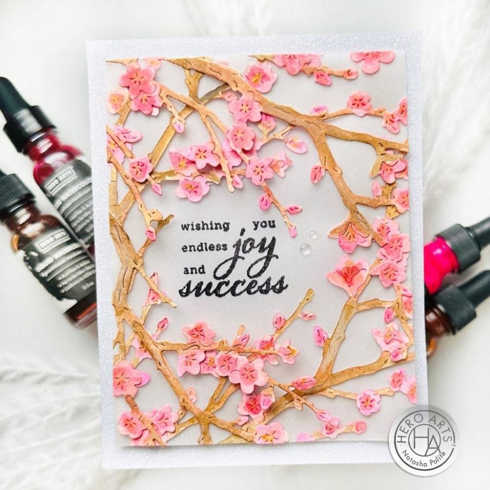 Hero Arts - Fancy Dies - Cherry Blossom Cover Plate-ScrapbookPal