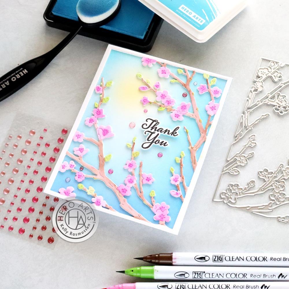 Hero Arts - Fancy Dies - Cherry Blossom Cover Plate-ScrapbookPal