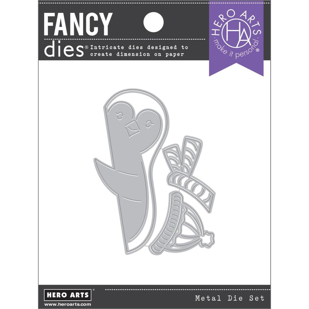 Hero Arts - Fancy Dies - Peeking Penguin-ScrapbookPal