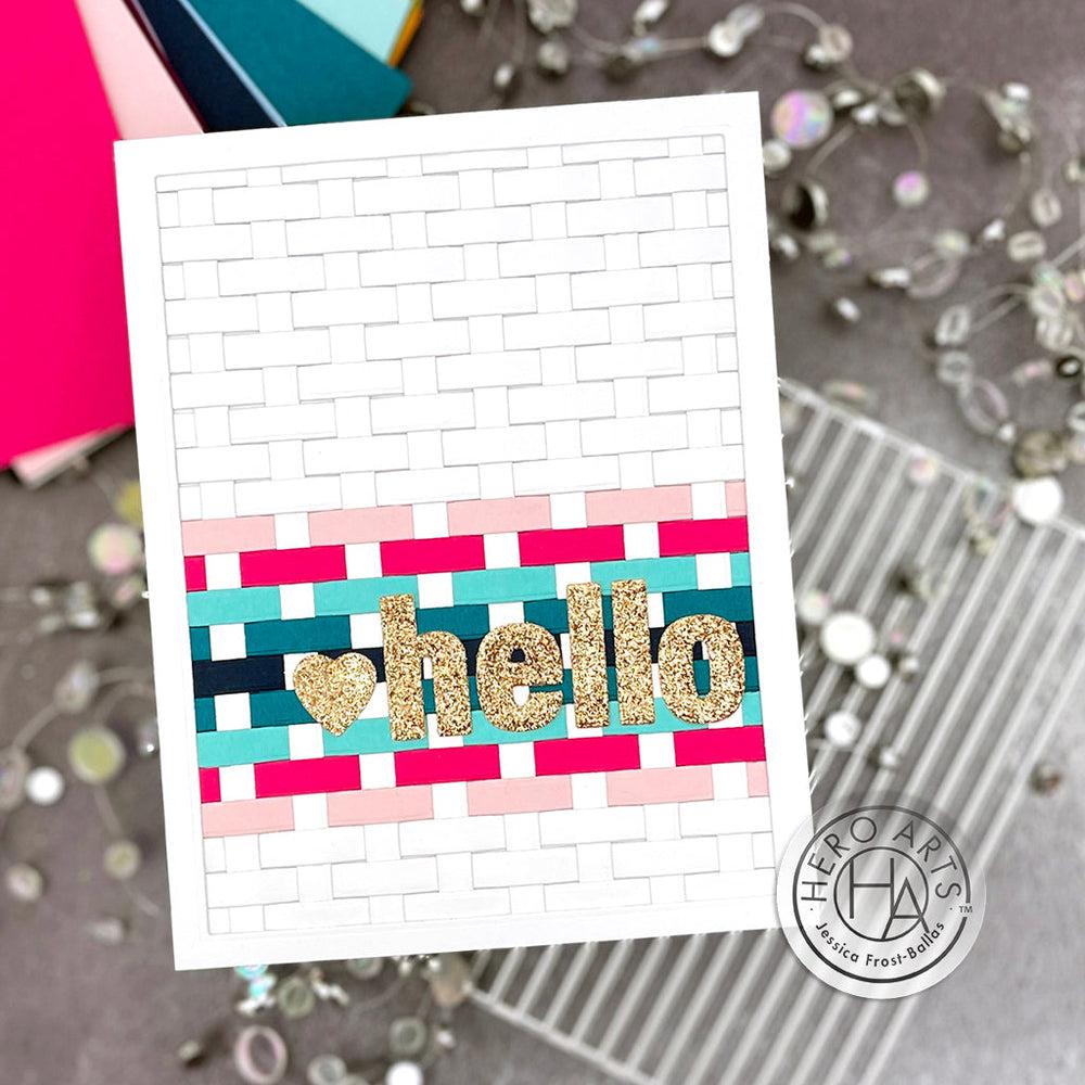 Hero Arts - Fancy Dies - Weaving-ScrapbookPal
