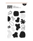 Hero Arts - Fresh Flowers Collection - Clear Stamps - Organic Shapes - Scratch & Dent-ScrapbookPal