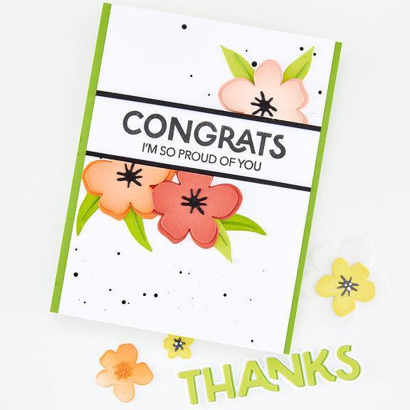 Hero Arts - Fresh Flowers Collection - Dies - Sweet Blooms-ScrapbookPal
