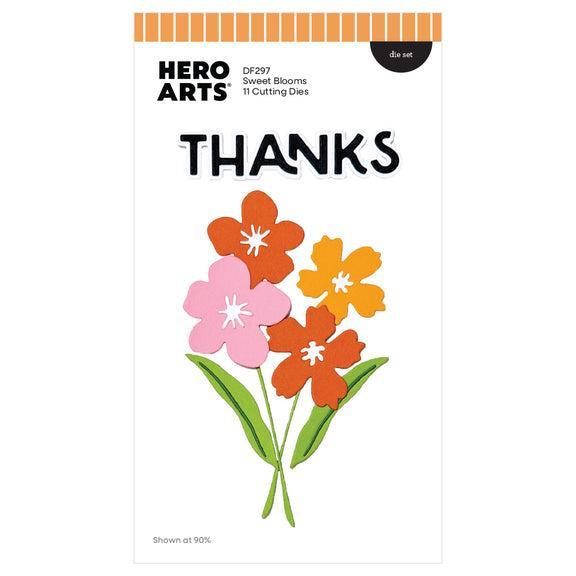 Hero Arts - Fresh Flowers Collection - Dies - Sweet Blooms - Scratch &amp; Dent