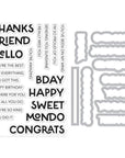 Hero Arts - Fresh Flowers Collection - Stamp & Cut - Perfect Pairs-ScrapbookPal