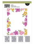 Hero Arts - Fresh Flowers Collection - Stencils & Dies - Floral Frame-ScrapbookPal