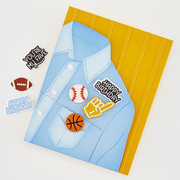 Hero Arts - Friends With Flair Collection - Dies - Jean Jacket-ScrapbookPal