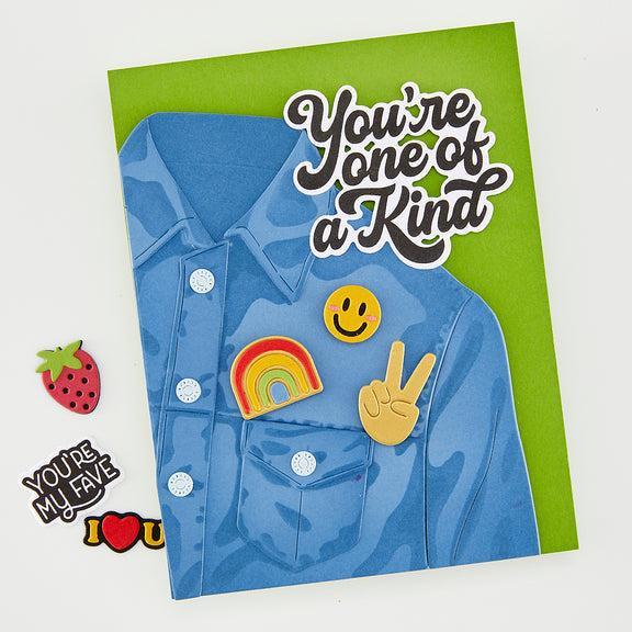 Hero Arts - Friends With Flair Collection - Dies - Jean Jacket-ScrapbookPal