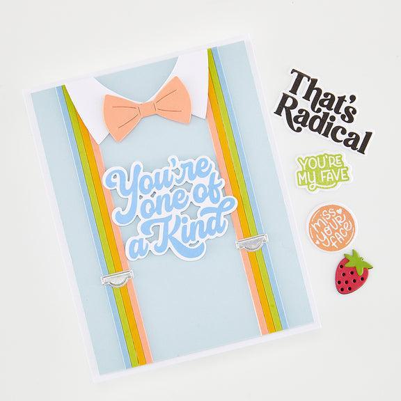 Hero Arts - Friends With Flair Collection - Stamp & Cut - Totally Awesome-ScrapbookPal