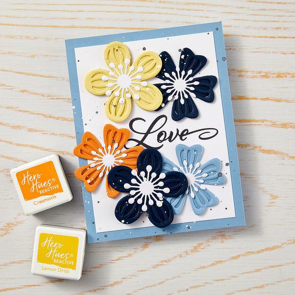 Hero Arts - Friendship Blooms Collection - Fancy Dies - Small Flower Layering-ScrapbookPal
