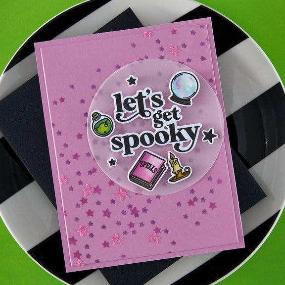 Hero Arts - Hocus Pocus Collection - Clear Stamps - Season’s Creepings-ScrapbookPal