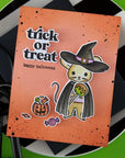 Hero Arts - Hocus Pocus Collection - Clear Stamps - Tricks and Treats-ScrapbookPal