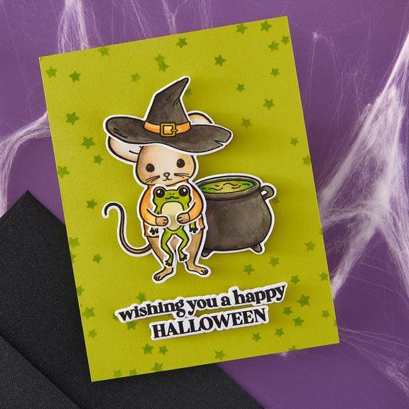 Hero Arts - Hocus Pocus Collection - Stencils - Color Layering Scattered Stars-ScrapbookPal