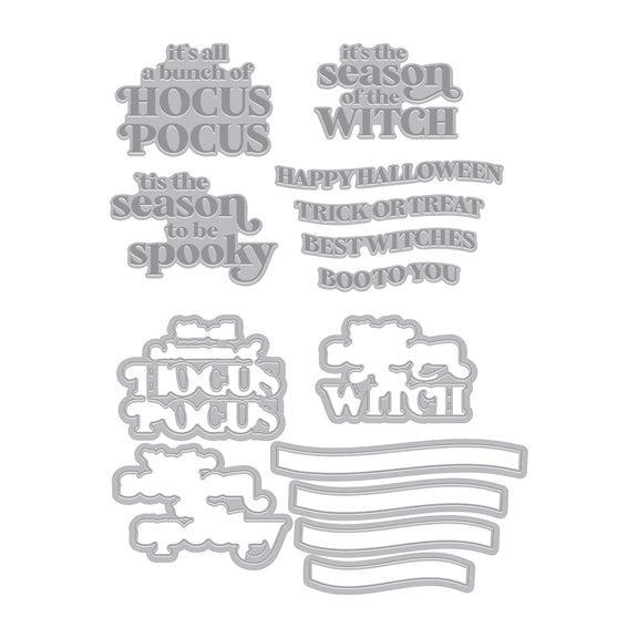 Hero Arts - Hocus Pocus Collection - Letterpress + Foil &amp; Cut - Spooky Season-ScrapbookPal