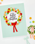 Hero Arts - Home for the Holidays Collection - Clear Stamps - Very Merry Wishes-ScrapbookPal