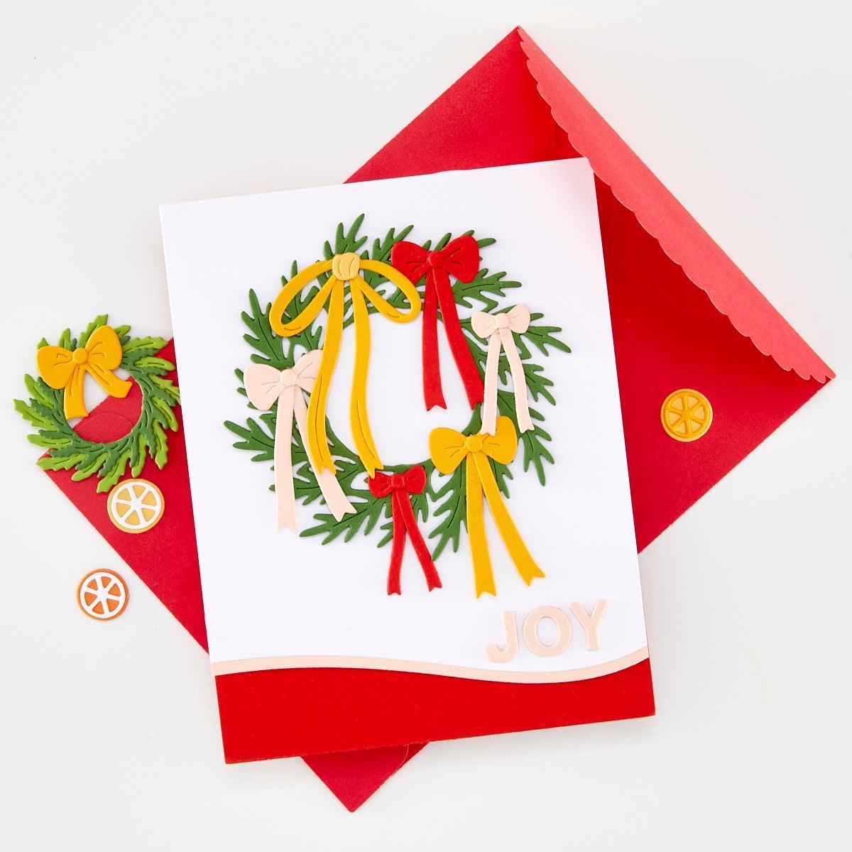 Hero Arts - Home for the Holidays Collection - Dies - Winter Wreath-ScrapbookPal