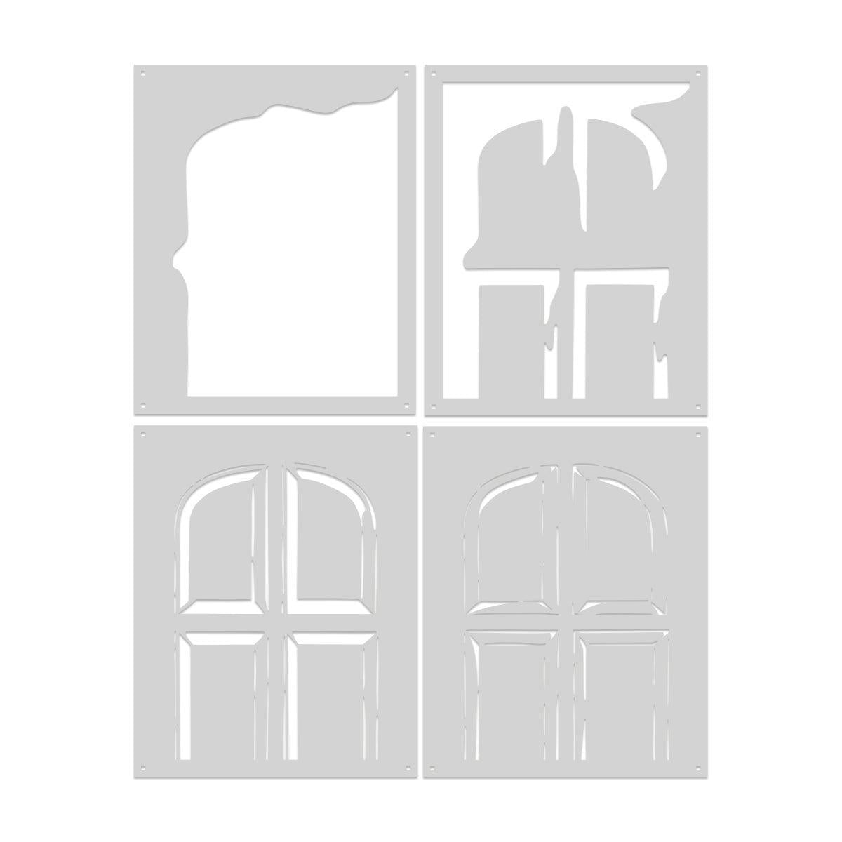 Hero Arts - Home for the Holidays Collection - Stencils - Front Door-ScrapbookPal