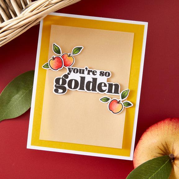 Hero Arts - I Pick You Collection - Clear Stamps - You're Golden-ScrapbookPal