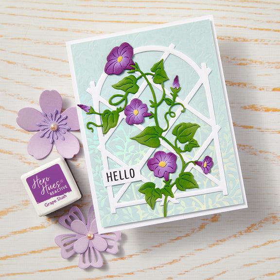 Hero Arts - In The Garden Collection - Fancy Dies - Morning Glory-ScrapbookPal