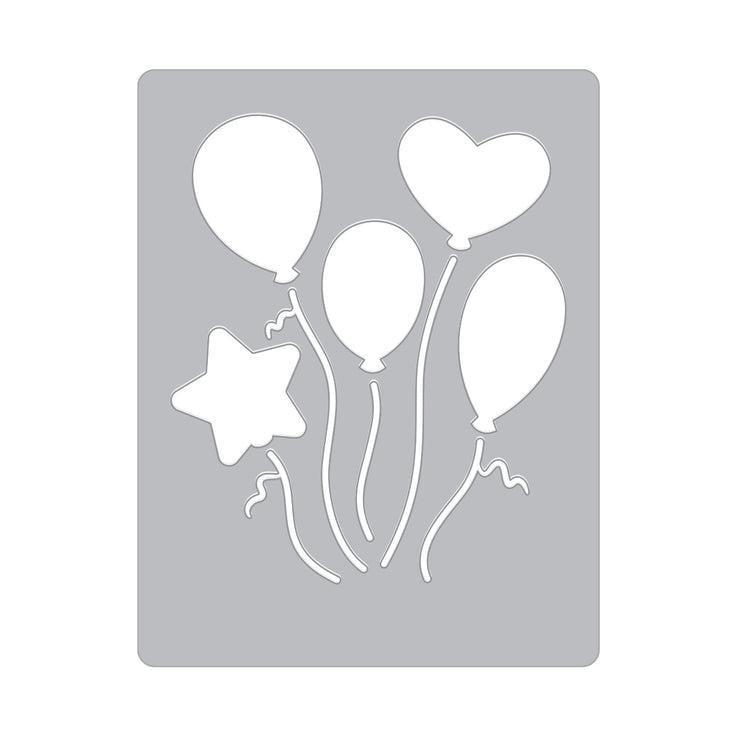 Hero Arts - Let's Celebrate Collection - Fancy Dies - Balloons Cover Plate-ScrapbookPal