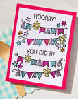 Hero Arts - Let's Celebrate Collection - Stencils - Color Layering Celebrate-ScrapbookPal