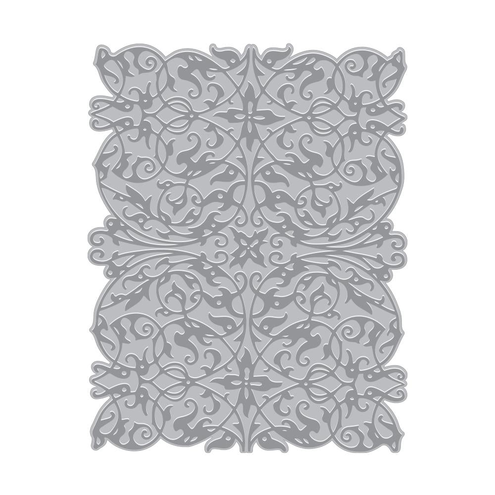 Hero Arts - Letterpress + Foil Plate - Lacy Filigree-ScrapbookPal
