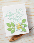 Hero Arts - Lovely Letterpress Collection - Letterpress + Foil Plate - Hello & Thank You-ScrapbookPal
