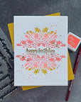Hero Arts - Lovely Letterpress Collection - Letterpress + Foil Plate - Lavish Flourish-ScrapbookPal