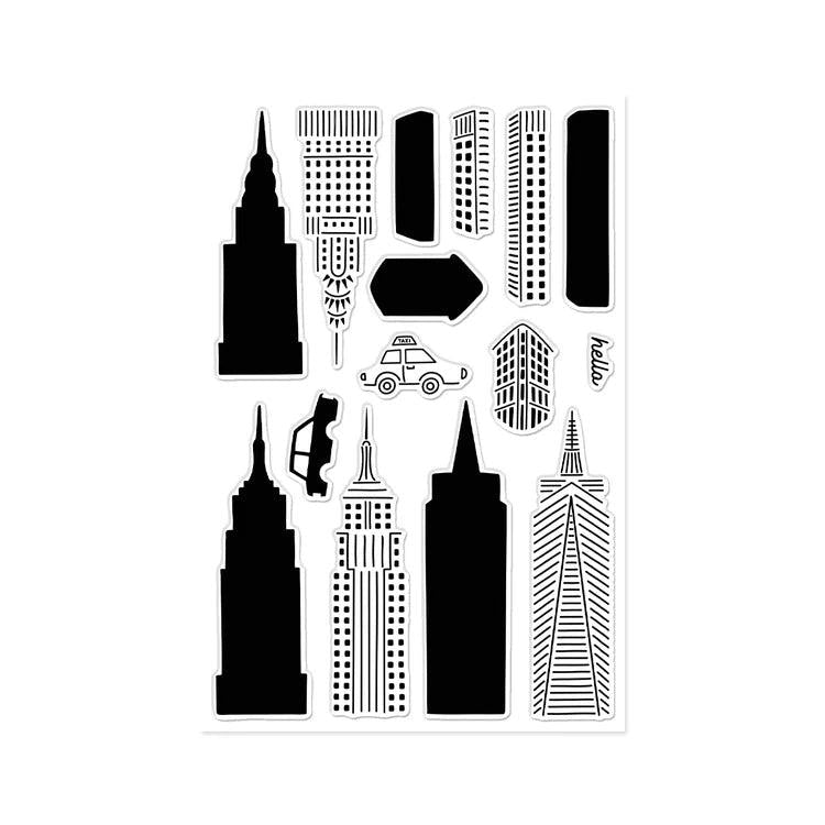 Hero Arts - Parade Day Collection - Clear Stamps - In the City-ScrapbookPal
