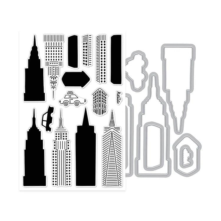 Hero Arts - Parade Day Collection - Stamp &amp; Cut - In the City-ScrapbookPal