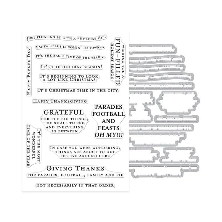 Hero Arts - Parade Day Collection - Stamp &amp; Cut - The Holiday Season-ScrapbookPal
