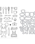 Hero Arts - Retro Kitchen Collection - Stamp & Cut XL - What's Cookin'?-ScrapbookPal