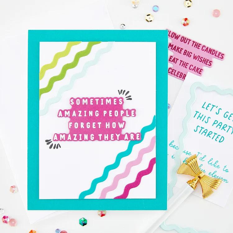 Hero Arts - Say It With Style Collection - Clear Stamps - Say It Inside &amp; Out-ScrapbookPal