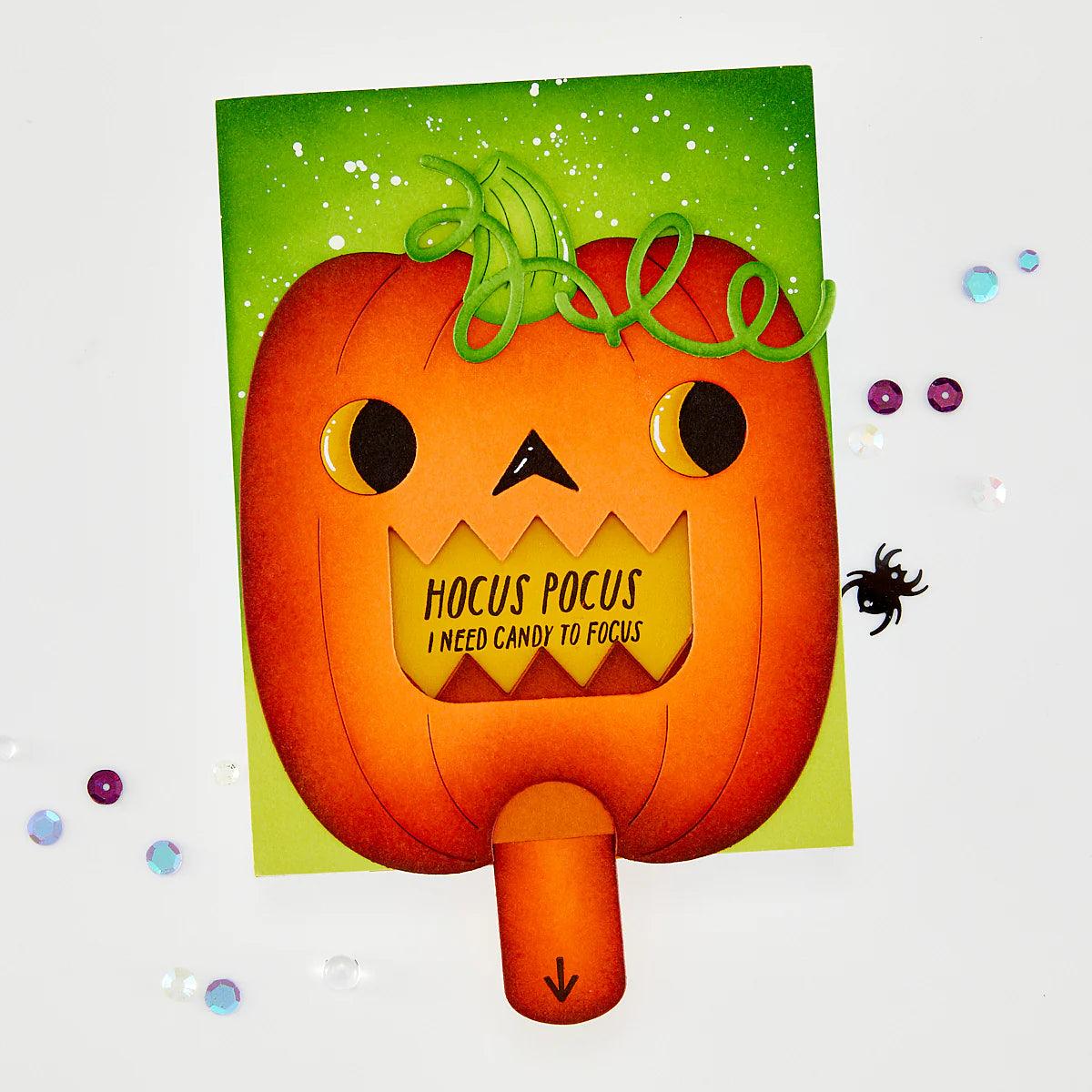 Hero Arts - Spooky Smiles Collection - Clear Stamps - Bite Nite-ScrapbookPal