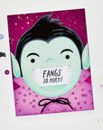 Hero Arts - Spooky Smiles Collection - Clear Stamps - Bite Nite-ScrapbookPal