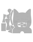 Hero Arts - Spooky Smiles Collection - Dies - Big Mouth Cat-ScrapbookPal