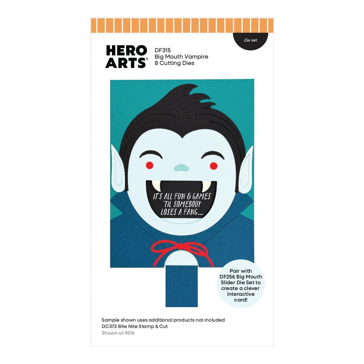 Hero Arts - Spooky Smiles Collection - Dies - Big Mouth Vampire-ScrapbookPal