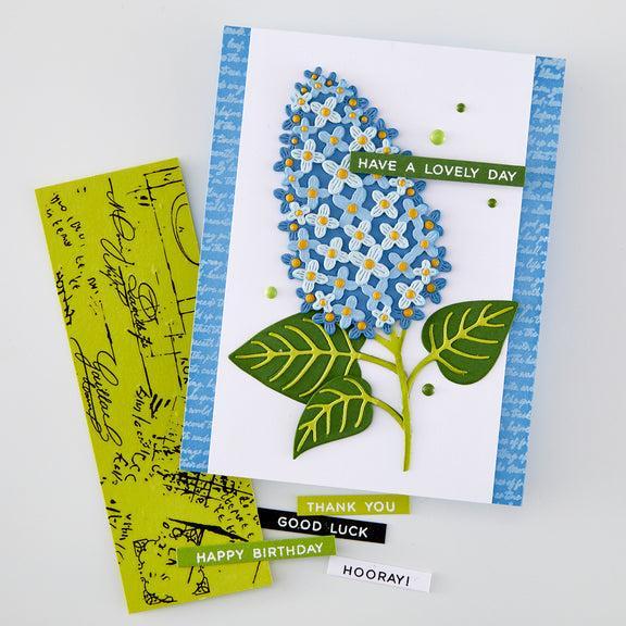 Hero Arts - Spring Meadow Collection - Clear Stamps - Everyday Sentiment Strips 2-ScrapbookPal