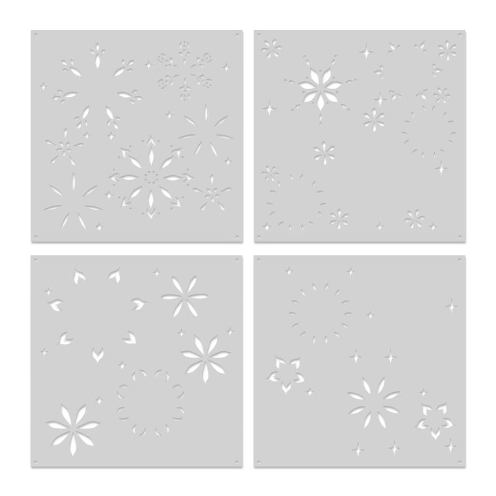 Hero Arts - Stencils - Color Layering Snowflake-ScrapbookPal