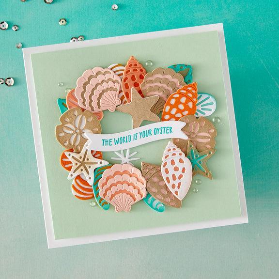 Hero Arts - Summer By The Shore Collection - Dies - Sophisticated Shells-ScrapbookPal