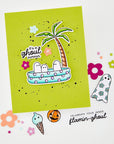 Hero Arts - Summerween Collection - Clear Stamps - Beach Boos-ScrapbookPal