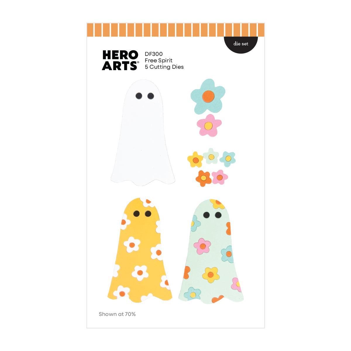 Hero Arts - Summerween Collection - Dies - Free Spirit-ScrapbookPal