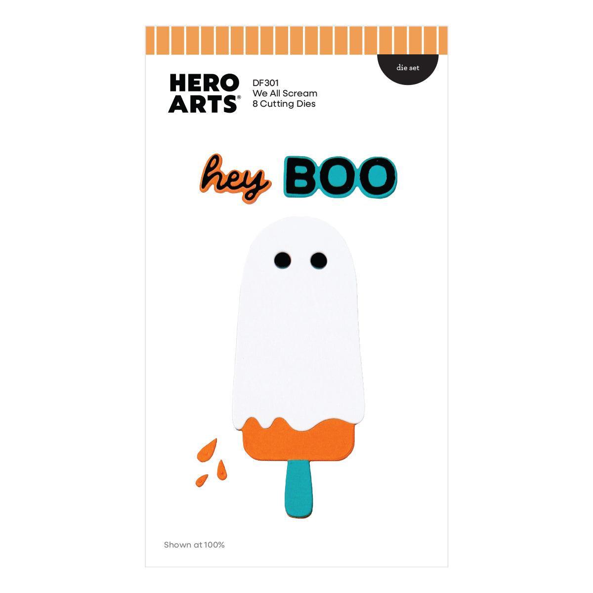 Hero Arts - Summerween Collection - Dies - We All Scream-ScrapbookPal