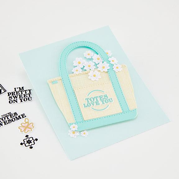 Hero Arts - Tote-ally Awesome Collection - Stamp &amp; Cut - Totes the Best-ScrapbookPal