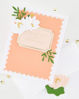 Hero Arts - Tranquil Garden Collection - Letterpress + Foil & Cut - Lovely Labels-ScrapbookPal