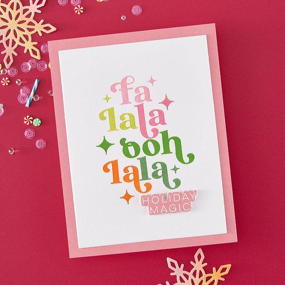 Hero Arts - Very Merry Collection - Clear Stamps - Modern Holiday Greetings-ScrapbookPal