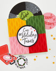 Hero Arts - Vintage Vinyl Collection - Clear Stamps - Swingin' Christmas-ScrapbookPal